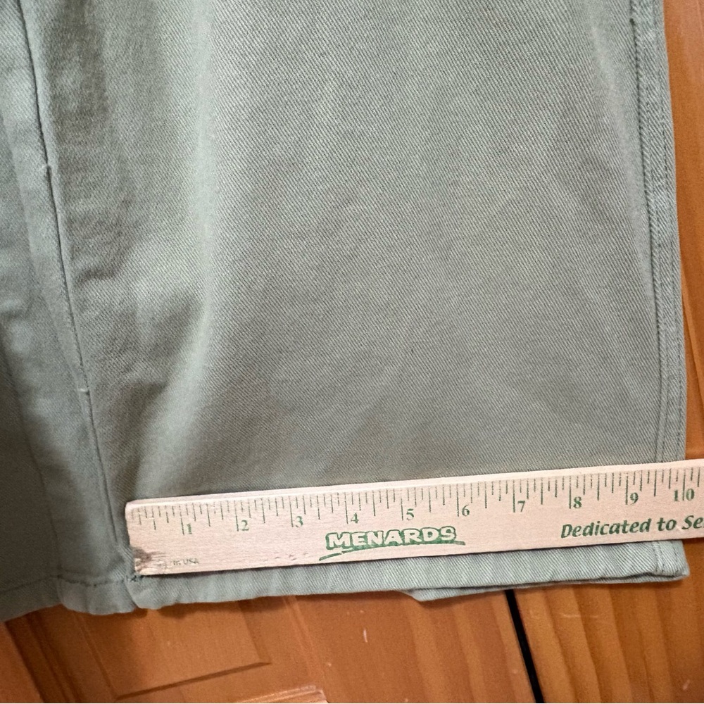 Azure High-Rise Olive Wide-Leg Utility Pants with Tie Waist Size Large NWT - Picture 10 of 11